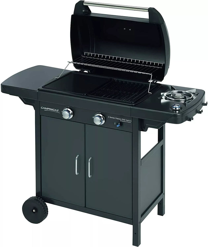 Barbecue À Gaz Pierre Lavique CAMPINGAZ Classic Noir II + Réchaud Et Gril BBQ