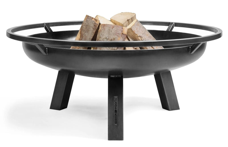 Braise De Jardin "Porto" Ø 70 Cm Foyer En Acier Brasero Grill