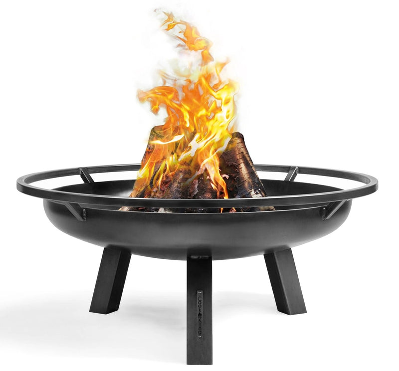 Braise De Jardin "Porto" Ø 70 Cm Foyer En Acier Brasero Grill
