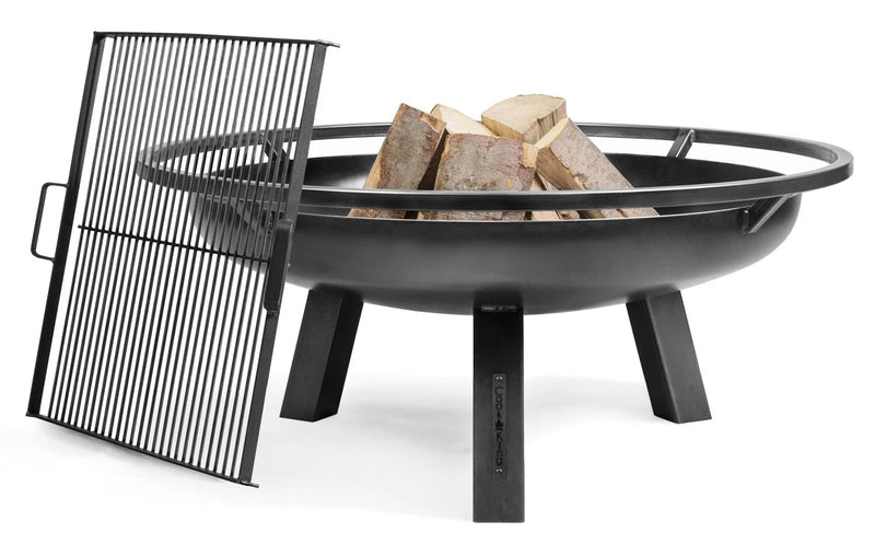 Braise De Jardin "Porto" Ø 70 Cm Foyer En Acier Brasero Grill