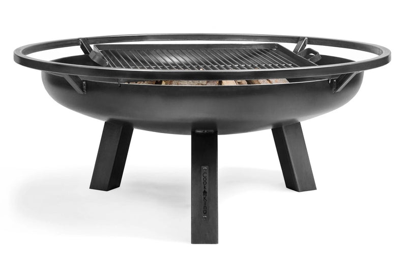 Braise De Jardin "Porto" Ø 70 Cm Foyer En Acier Brasero Grill