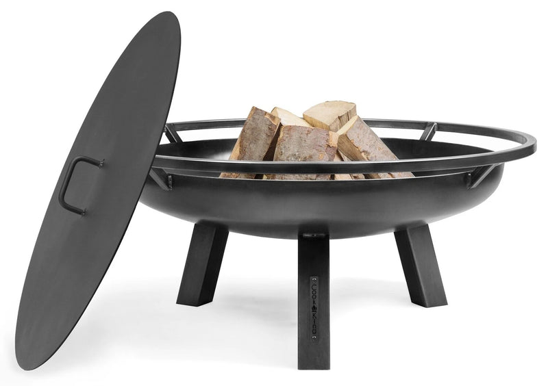 Braise De Jardin "Porto" Ø 70 Cm Foyer En Acier Brasero Grill