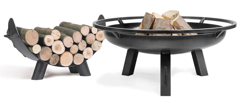 Braise De Jardin "Porto" Ø 70 Cm Foyer En Acier Brasero Grill