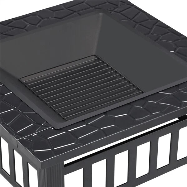 Brasero Exterieur Jardin Terrasses Brasero pour Fête Foyer Poêle Chauffant Noir