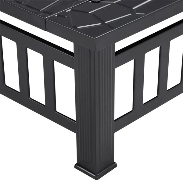 Brasero Exterieur Jardin Terrasses Brasero pour Fête Foyer Poêle Chauffant Noir