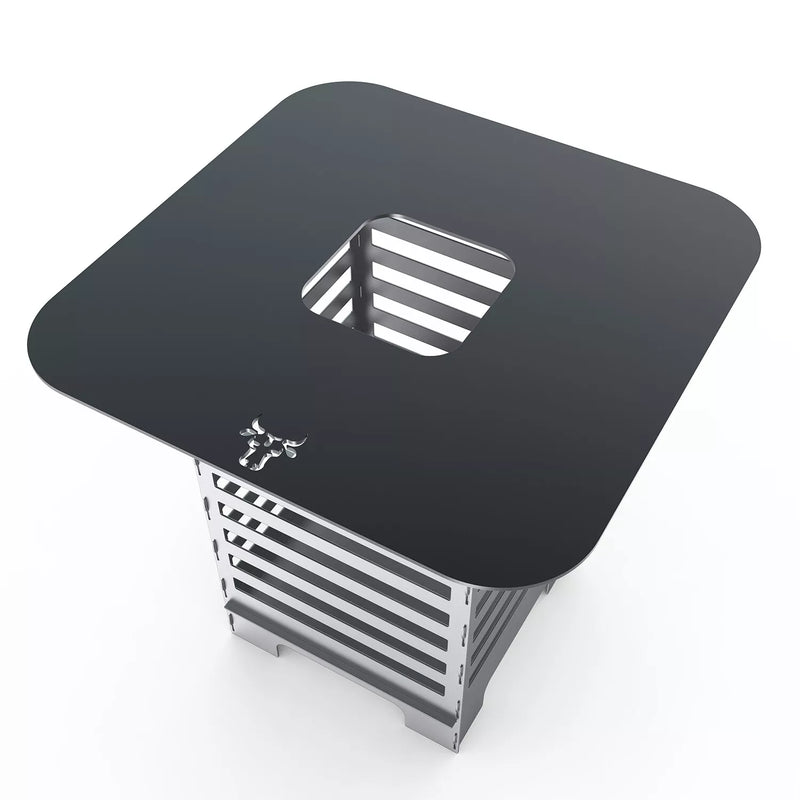 Moderne Brasero Tonneau De Feu Plat De Grill Anneau De Grill
