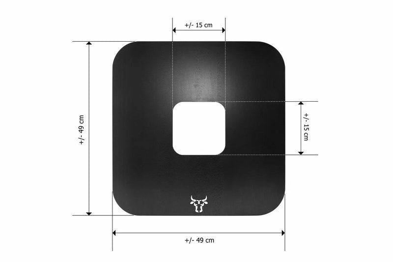 Moderne Brasero Tonneau De Feu Plat De Grill Anneau De Grill