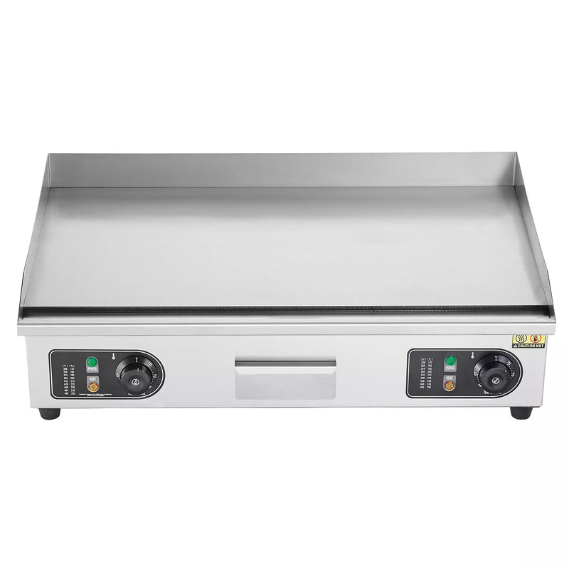 Plancha Électrique Plaque à Snacker Commerciale 4400 W 50-300 °C Réglable