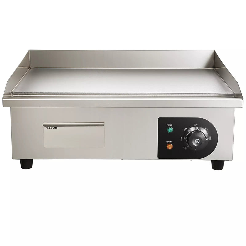 Plancha de Encimera Eléctrica Comercial 3000 W Plancha de Parrilla 54,2 cm