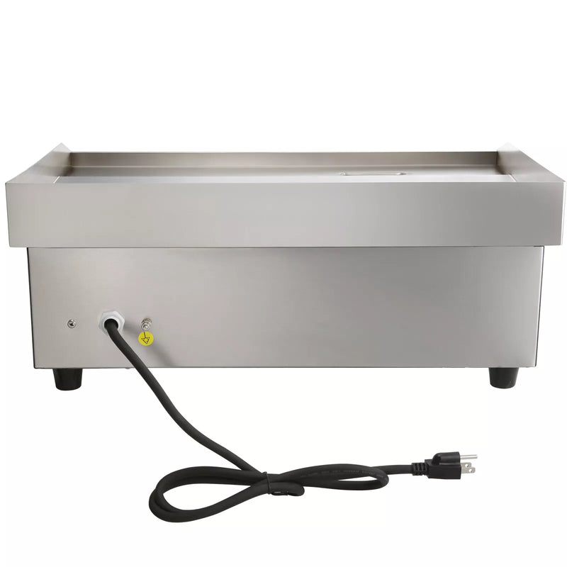 Plancha de Encimera Eléctrica Comercial 3000 W Plancha de Parrilla 54,2 cm