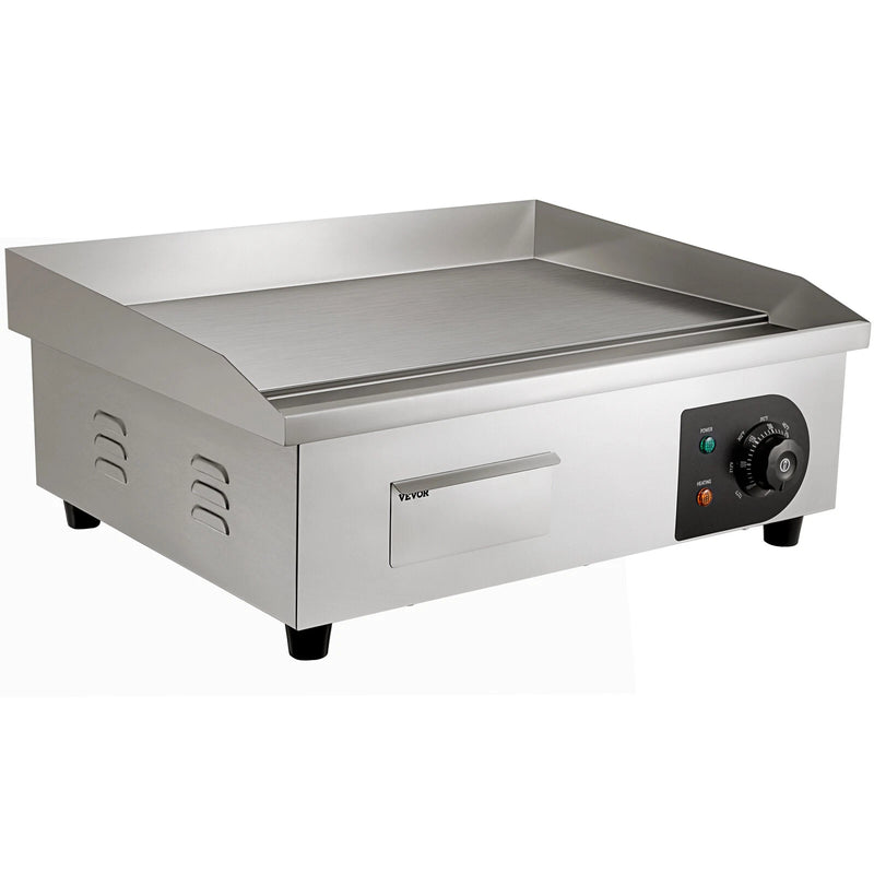 Plancha de Encimera Eléctrica Comercial 3000 W Plancha de Parrilla 54,2 cm