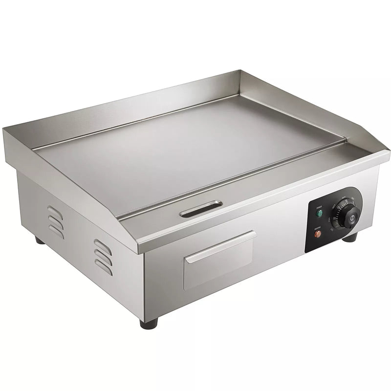 Plancha de Encimera Eléctrica Comercial 3000 W Plancha de Parrilla 54,2 cm