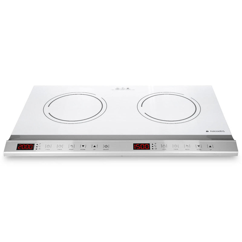 Plaque Induction 2 Foyers Portable - Double Plaque de Cuisson Vitrocéramique