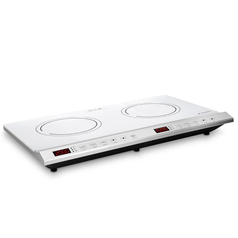 Plaque Induction 2 Foyers Portable - Double Plaque de Cuisson Vitrocéramique