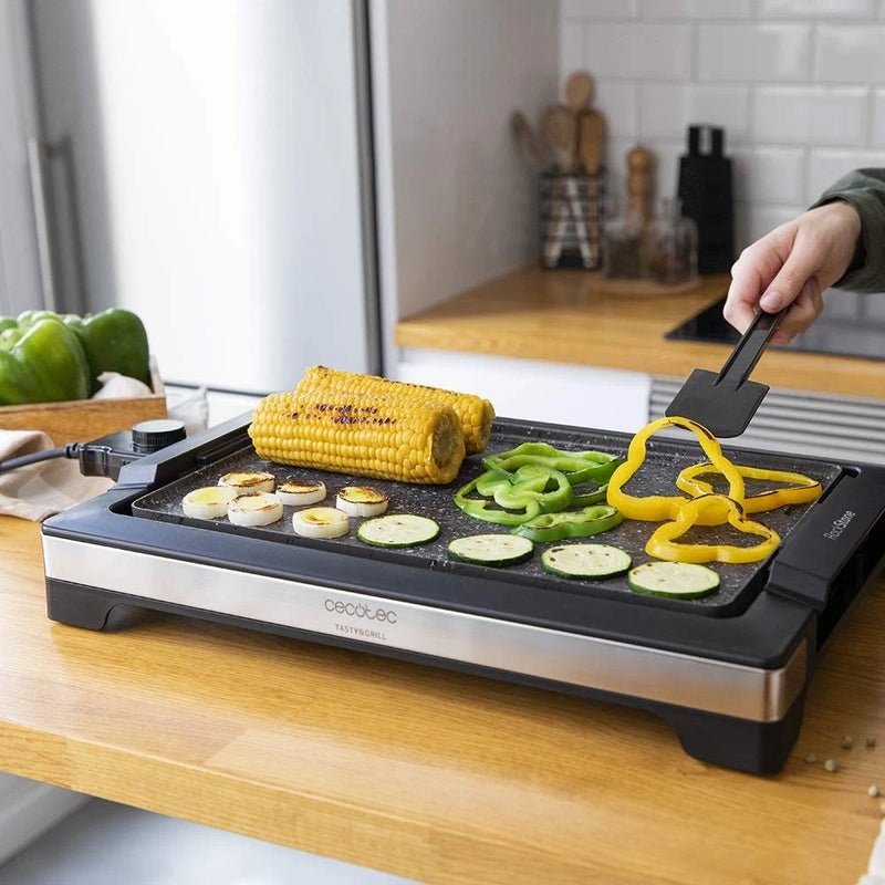 Tasty  Grill 2000 Plancha électrique en acier inoxydable 2000 W