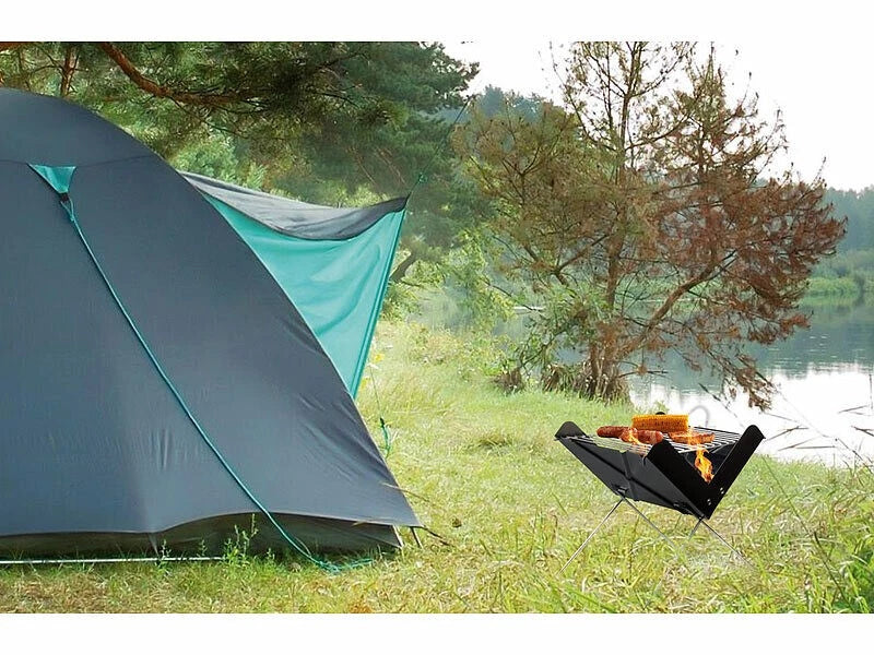 2 barbecues pliables à charbon - Rosenstein & Söhne