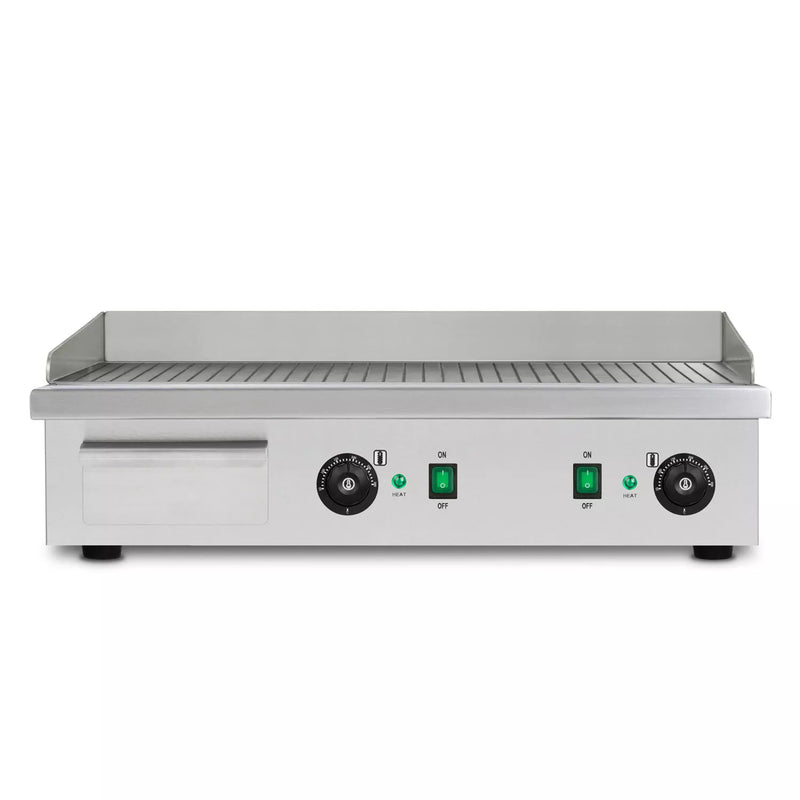 vertes 4400 W Plancha électrique professionnelle nervurée plaque a snacker grill