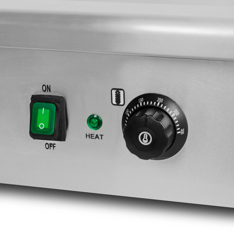 vertes 4400 W Plancha électrique professionnelle nervurée plaque a snacker grill