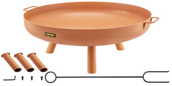 Bol de Feu Extérieur, Acier au Carbone, 77 cm